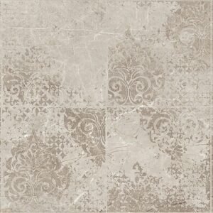 Somany Grande Valor Fleurine Beige Decor Polished Floor & Wall Tile 600 x 1200 mm (South Plant - TT)