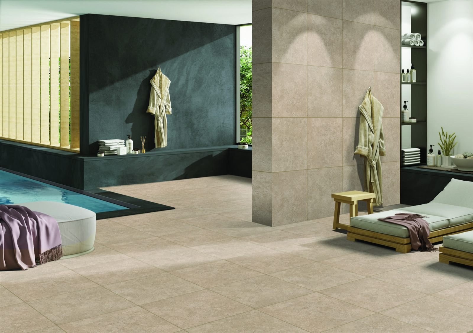 Somany Grande Valor Sandstone Brown Matt Floor & Wall Tile 600 x 1200 mm (South Plant - TT) - Image 2