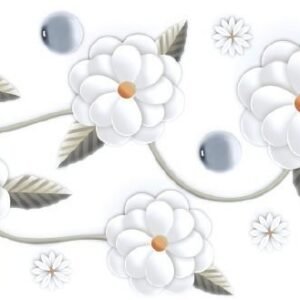 Somany Muse Flora Bianco Polished Floor & Wall Tile 600 x 1200 mm (North Plant - Morbi)