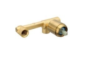 Somany SL Basin Mixer WM Conc Div Body Brushed Gold