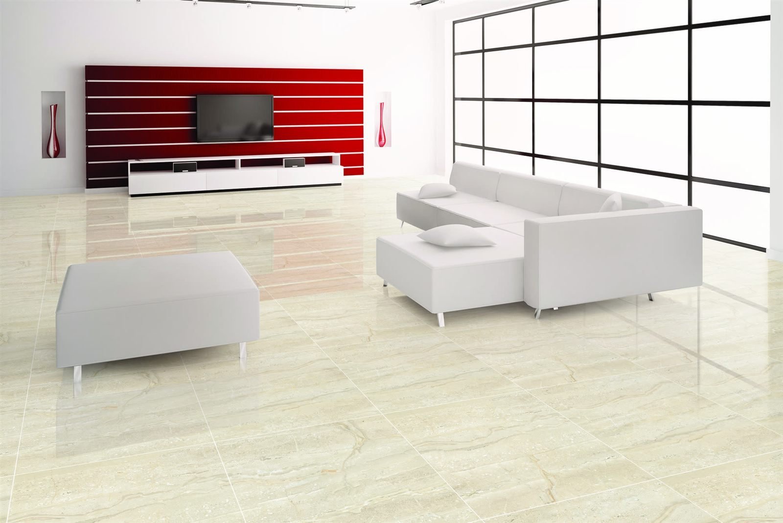 Somany Valor Daino Beige Matt Floor & Wall Tile 600 x 600 mm (South Plant - TT) - Image 2