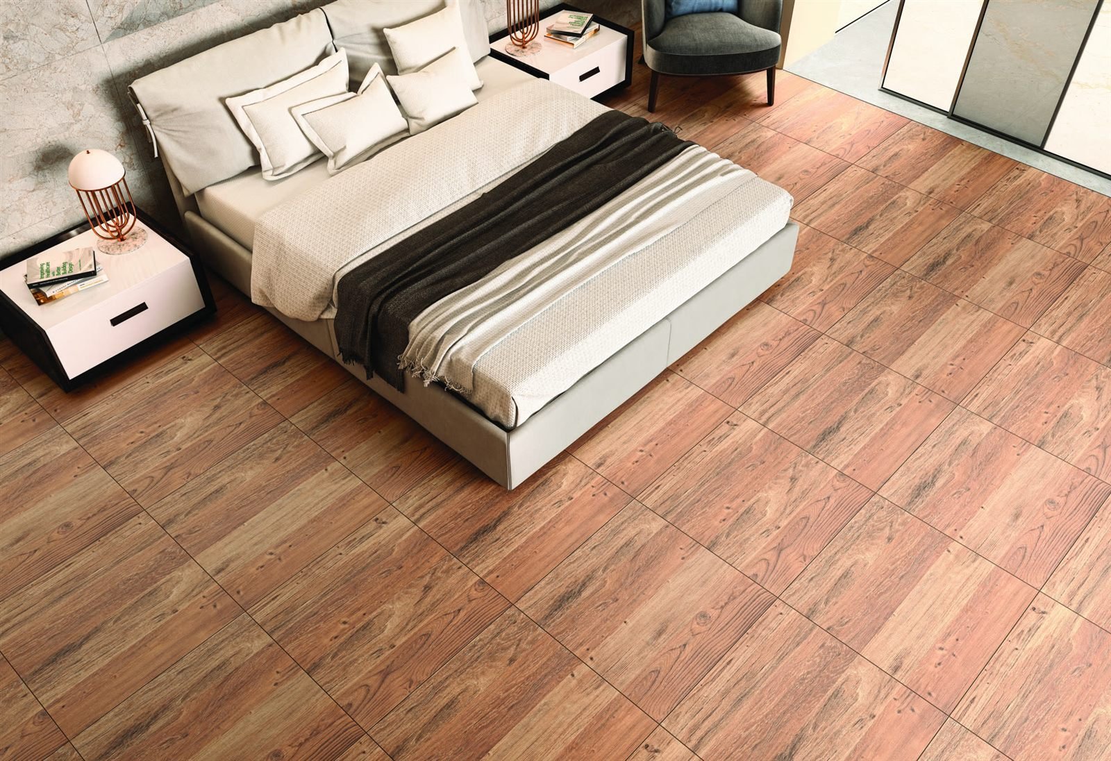 Somany Valor Madera Wood Matt Floor & Wall Tile 600 x 600 mm (South Plant - TT) - Image 2