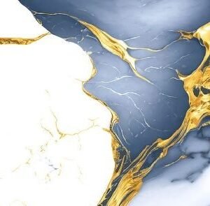 Somany Vibon Rennes Gold Blue Polished Floor & Wall Tile 600 x 1200 mm (South Plant - Sanvi)