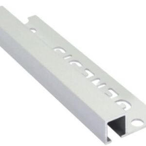 TDP100.81 - 10mm x 10mm Aluminium Square Edge 2.5m - Matt Silver